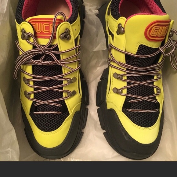 gucci flashtrek yellow